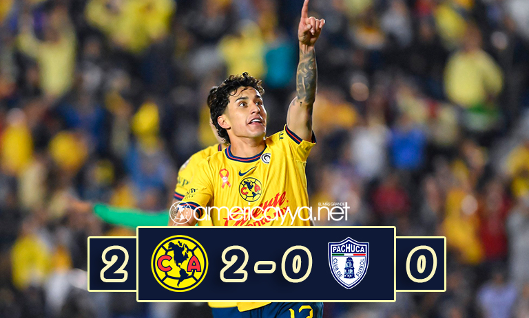 América 2-0 Pachuca – América clasifica a semifinales