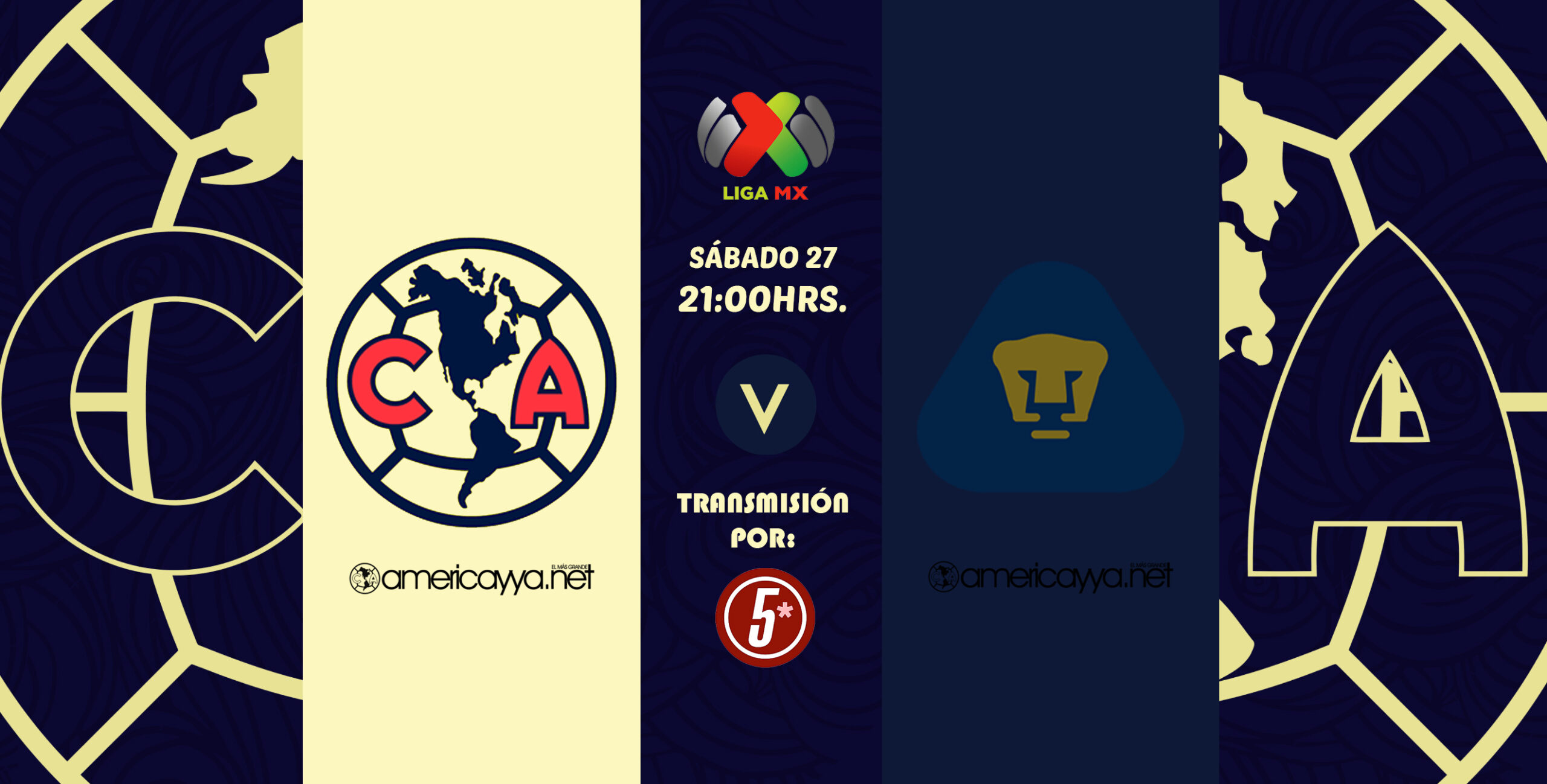 Previo: Club América vs Pumas – Se juega el segundo clásico de la temporada