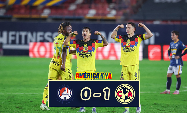 San Luis 0-1 América – Las águilas vuelan en San Luis