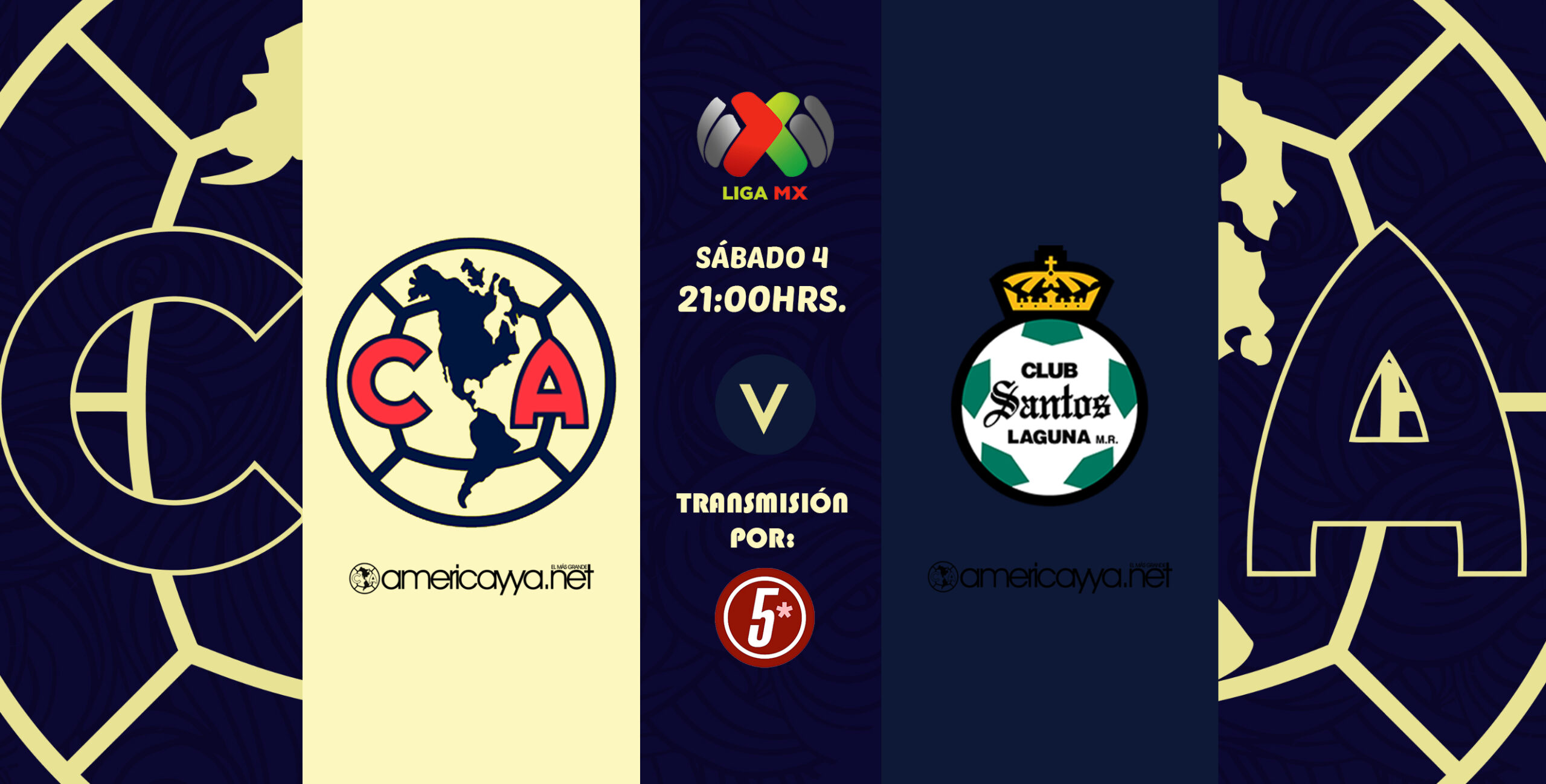 Previo: América vs Santos – A seguir en la parte alta de la tabla