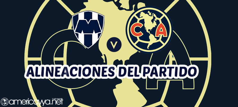 Alineaciones de Monterrey vs Club América – Apertura 2025