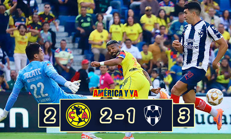 América (2) 2-1 (3) Monterrey – Fracaso americanista