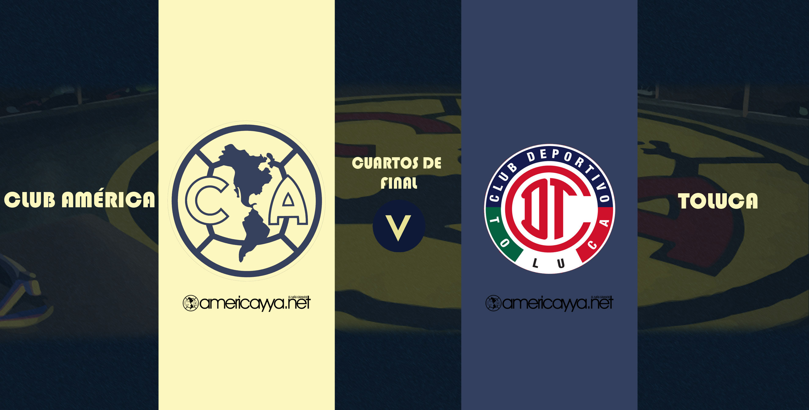 Fechas y horarios para el América-Toluca en liguilla