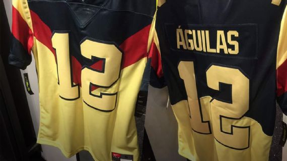 América tendrá jersey especial tipo futbol americano