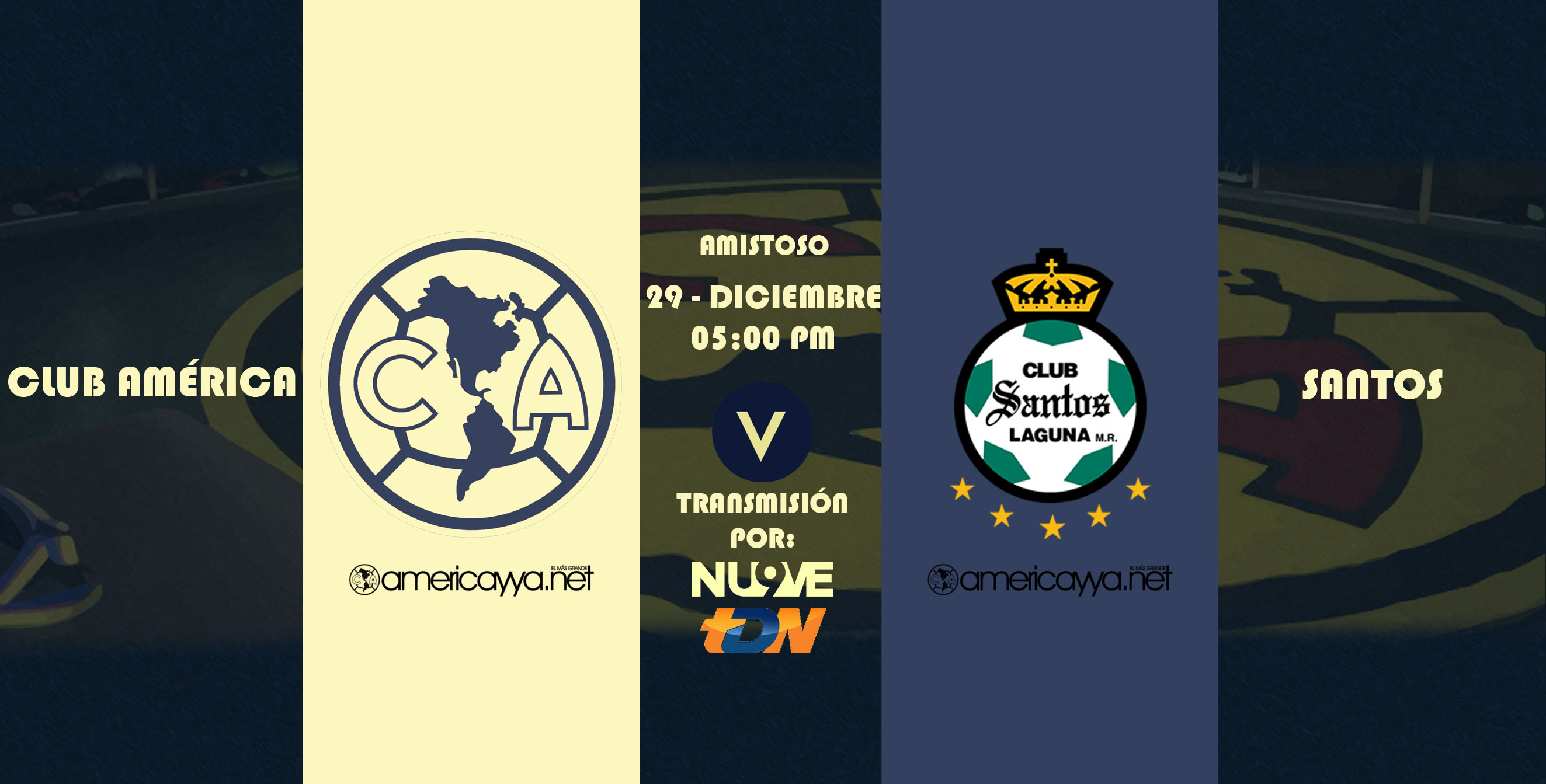 América enfrenta a Santos en pretemporada