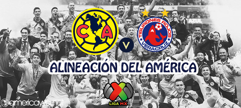 El 11 del América para enfrentar mañana a Veracruz