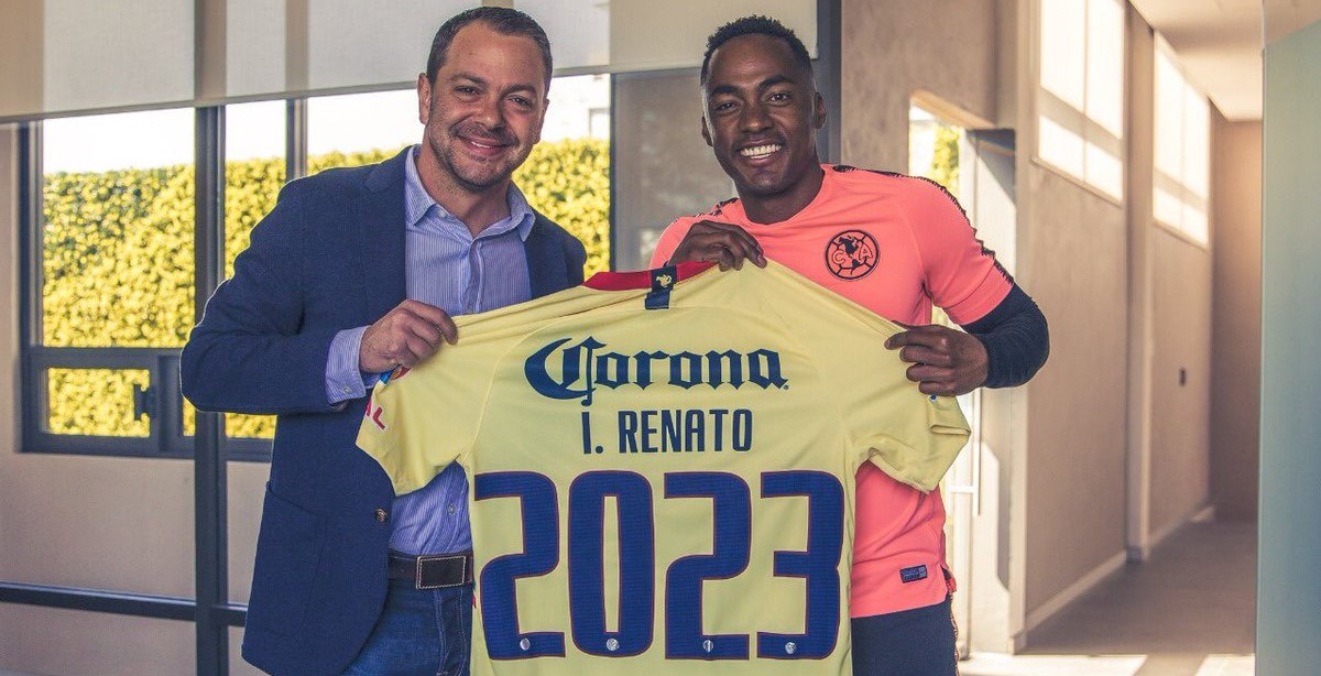 Renato Ibarra renueva contrato con América