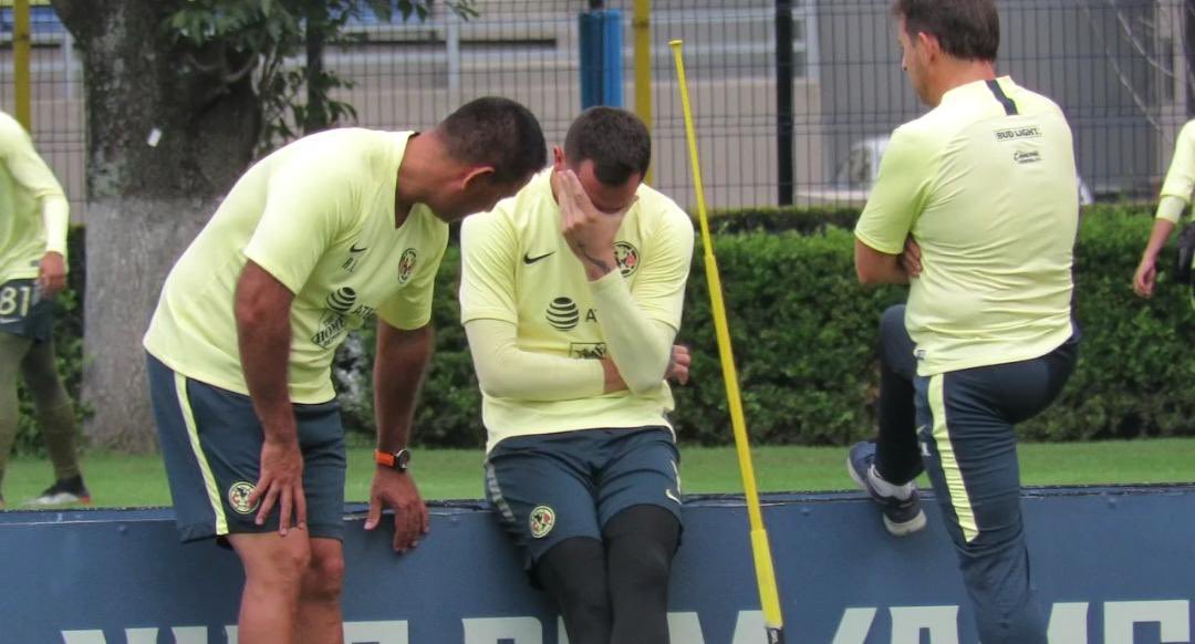 Marchesín rompe en llanto durante entrenamiento del América