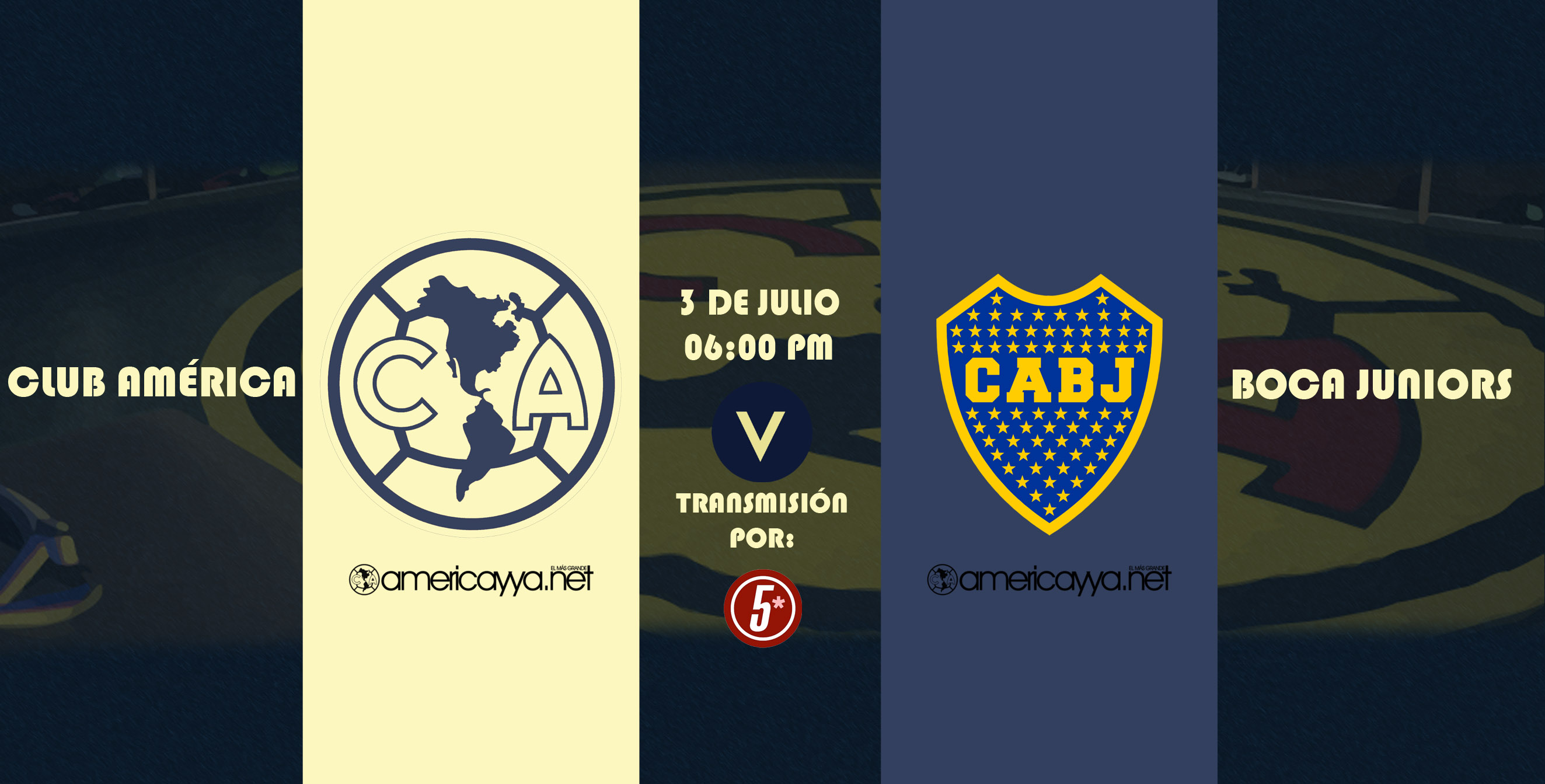 Previo: América enfrenta a Boca Juniors en inicio de pretemporada