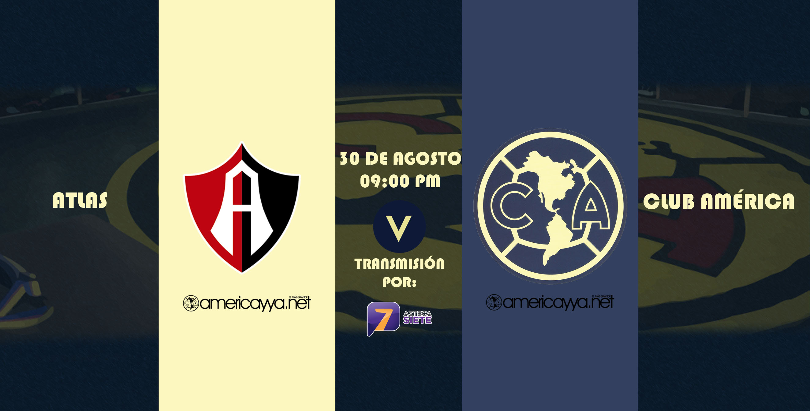 América con muchas bajas visita al Atlas esta noche – J8 AP19