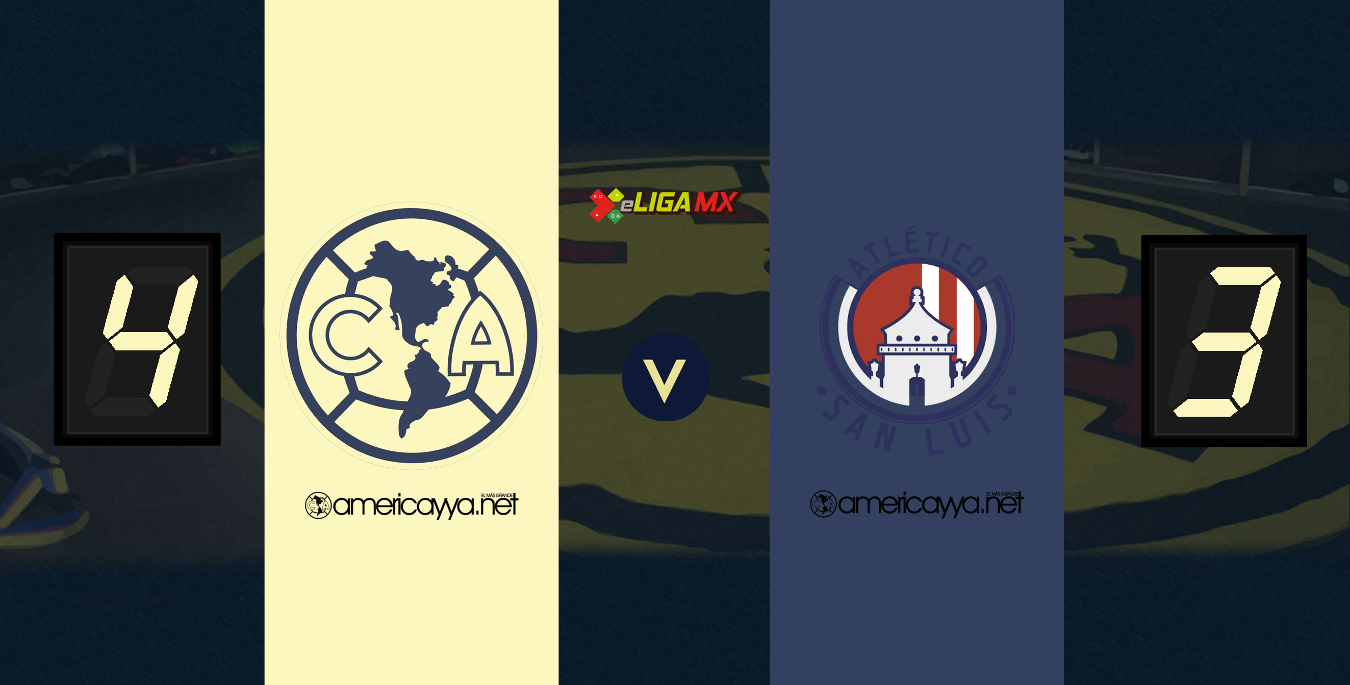 América 4-3 San Luis – Voltereta impresionante de Cáseres