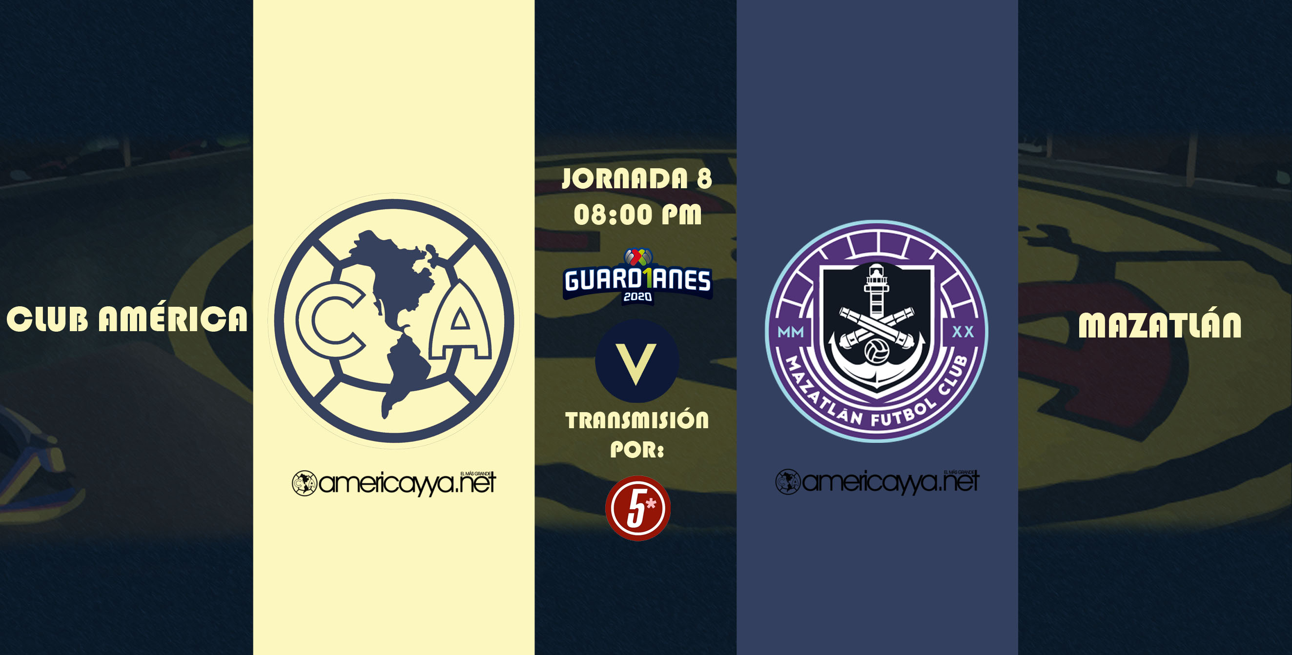 Previo: América enfrenta a Mazatlán en el Azteca – J8 Guardianes 2020