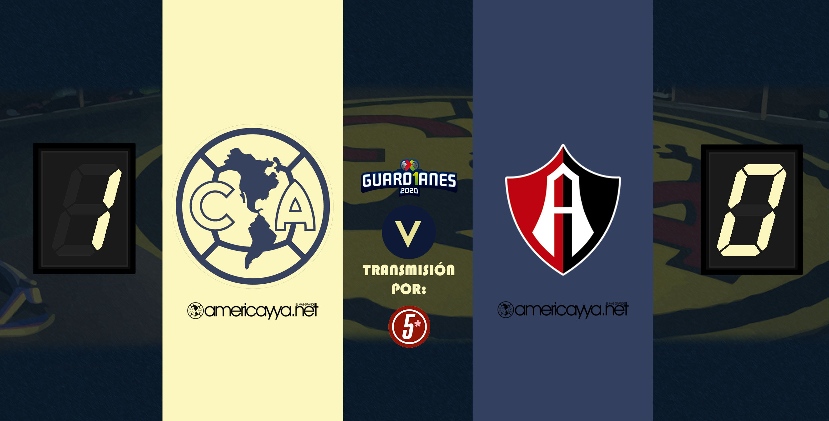 América 1-0 Atlas – De último minuto se llevan los tres puntos