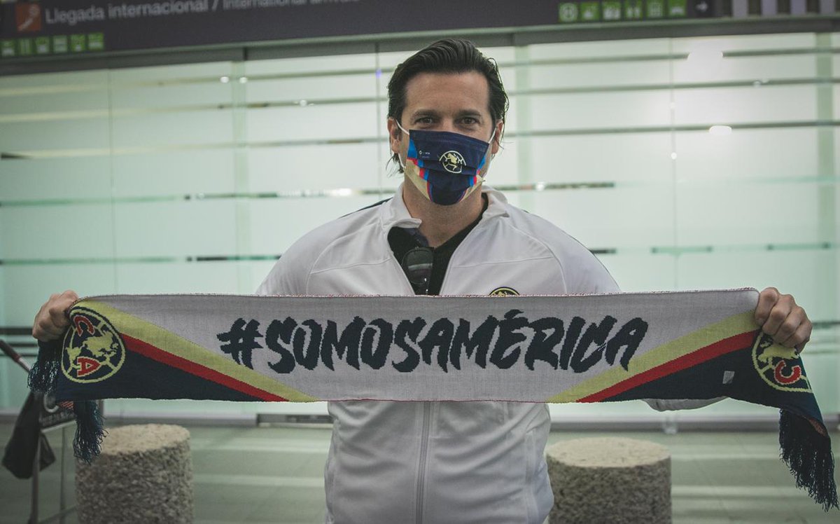 Santiago Solari ya está en México