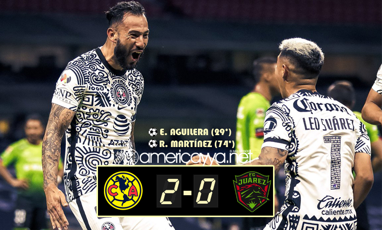 América 2-0 Juárez – Las Águilas se llevan los tres puntos