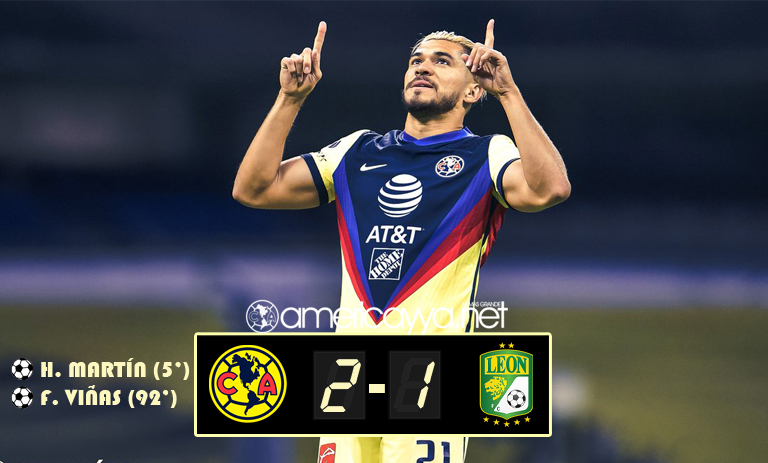 América 2-1 León – Victoria de último minuto