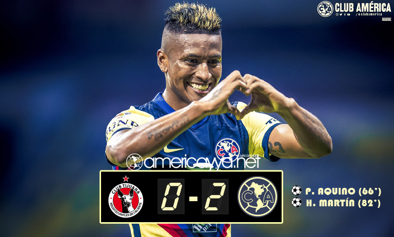 Xolos 0-2 América – Las Águilas suman otra victoria más