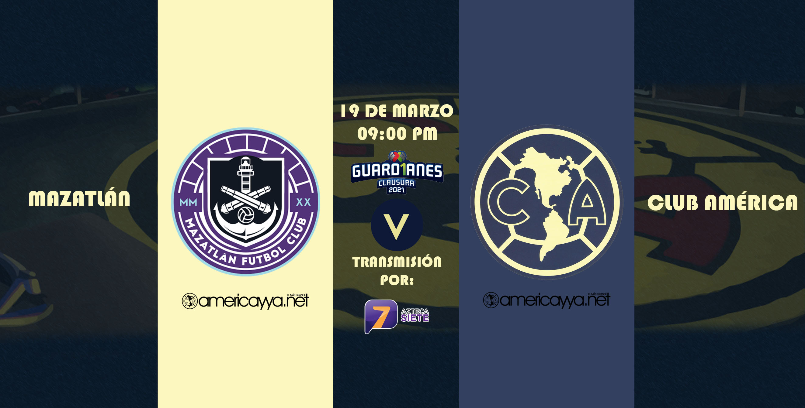Previo: Mazatlán vs América – J12 – Guard1anes 2021