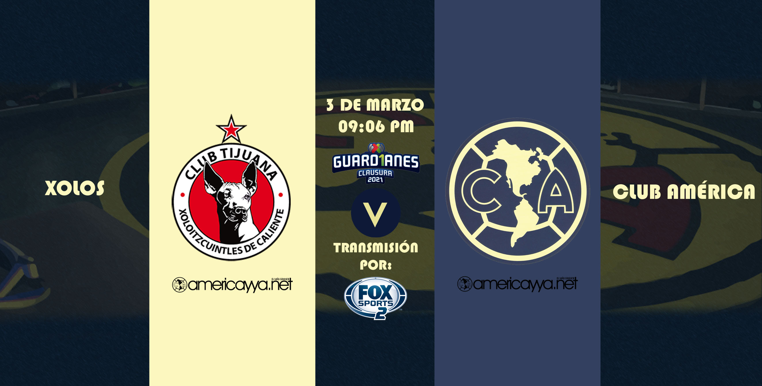 Previo: Xolos vs América – Jornada 9 – Guard1anes 2021
