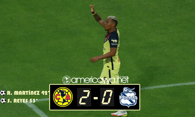 América 2-0 Puebla – Las Águilas vuelan en casa