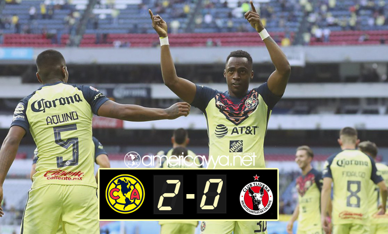 América 2-0 Xolos – Las Águilas se llevan la victoria de último minuto