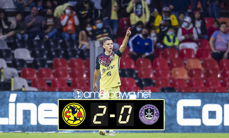 América 2-0 Mazatlán -Líderes e invictos