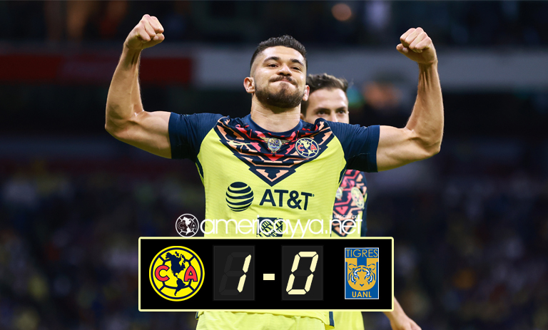 América 1-0 Tigres – Las Águilas aseguran el liderato