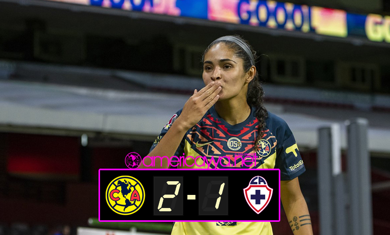 Femenil: América 2-1 Cruz Azul – Las águilas retoman el vuelo del triunfo.