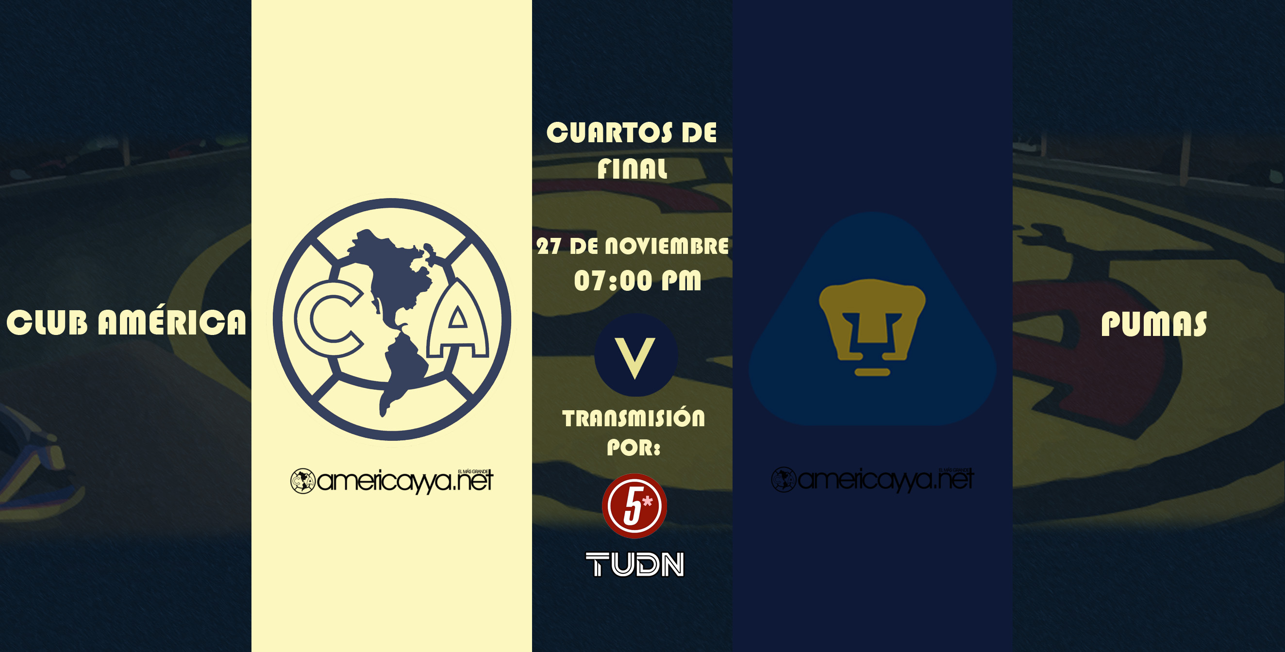 Previo: América vs Pumas – 4tos de final – vuelta
