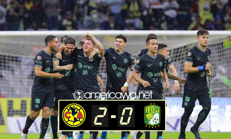 América 2-0 León – 5ta victoria consecutiva de las Águilas