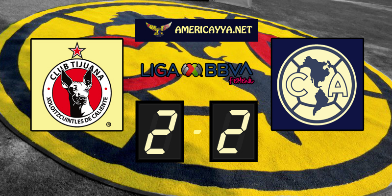 Femenil: Xolos 2-2 América – Sufrido empate en la frontera