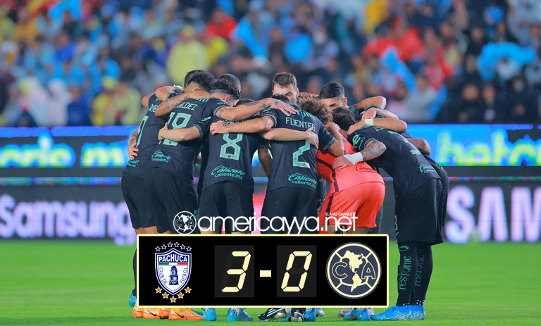 Pachuca (4) 3-0 (1) América – Se acabó el torneo para el América