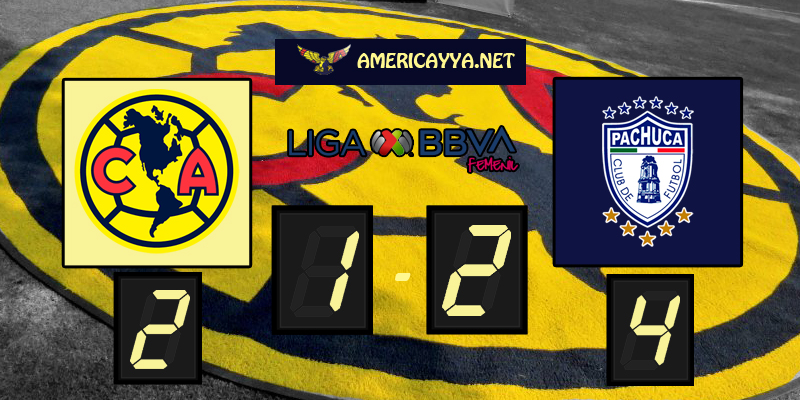 Femenil: América (2) 1-2 (4) Pachuca – Fracaso americanista