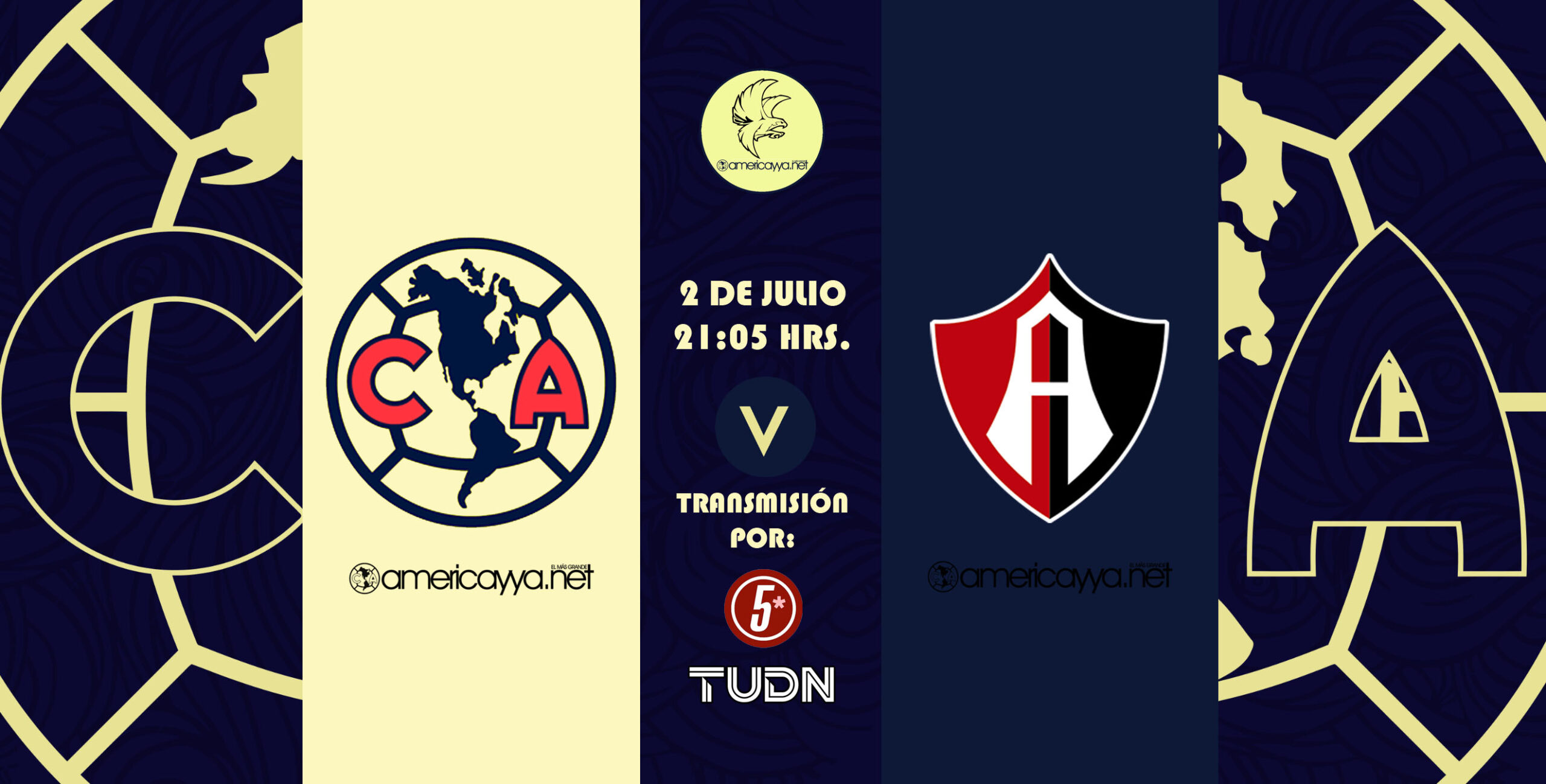 Previo: América vs Atlas – Jornada 1 – Apertura 2022