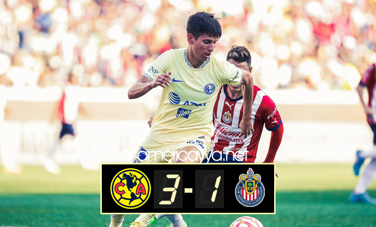 América 3-1 Chivas – Otra victoria más sobre Chivas