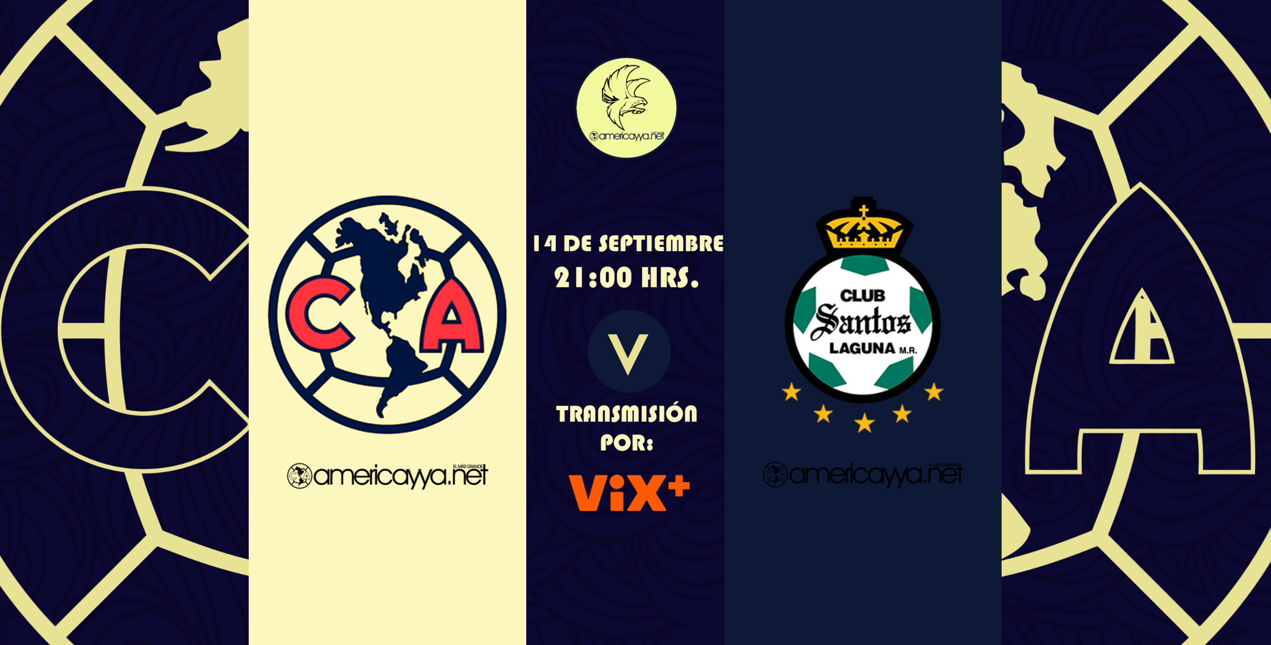 América vs Santos – Las Águilas buscarán ligar 10 victorias
