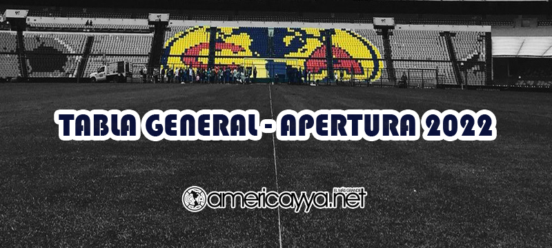 Solo resta una jornada y así marcha la tabla general del Apertura 2022