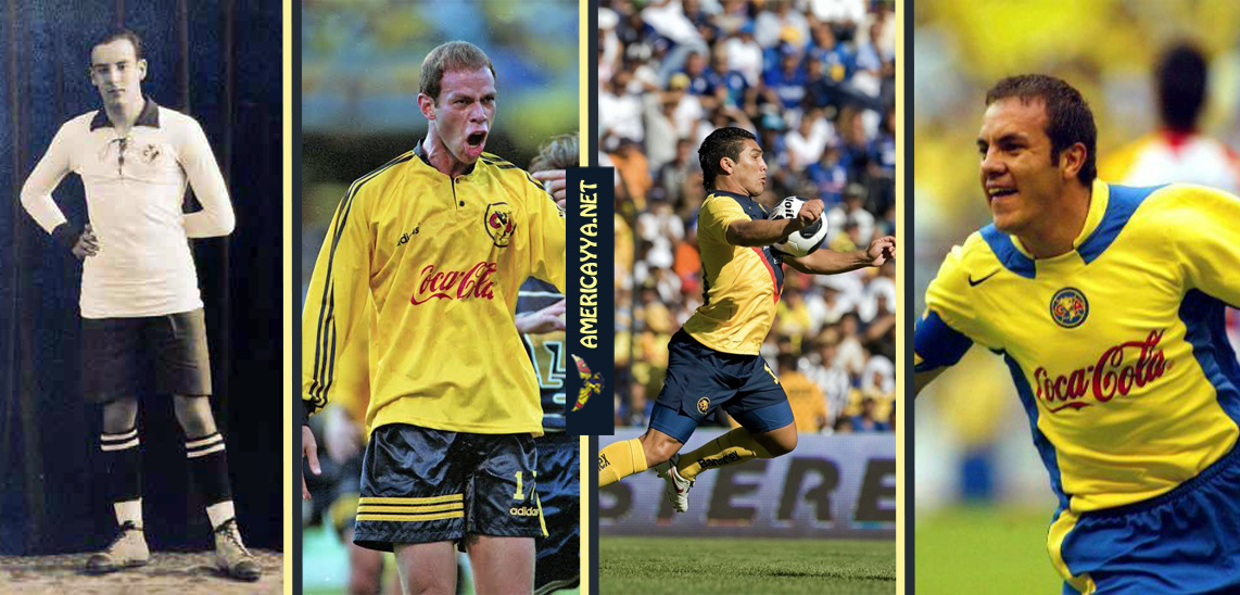Los campeones de goleo del América en 106 años de historia