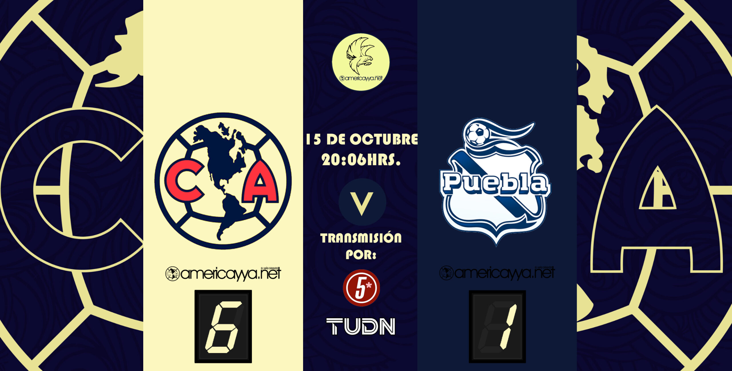 Previo: América vs Puebla (6-1) – A sellar el pase a semifinales