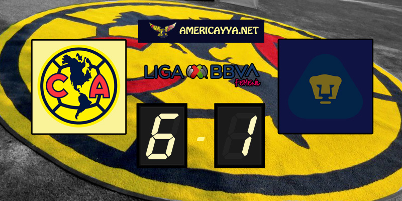 Femenil: América 6-1 Pumas – Goleada y despertar de Katty