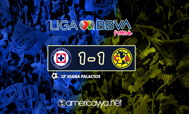 Femenil: Cruz Azul 1-1 América – Gris debut en la Noria