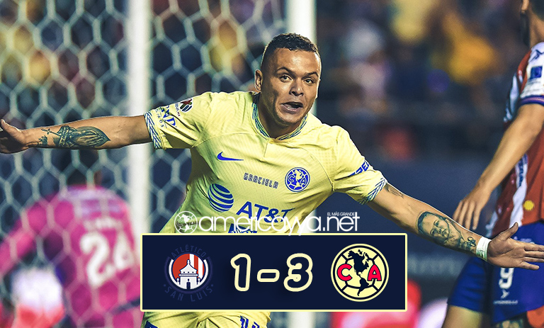 San Luis 1-3 América – Las Águilas se llevan la ventaja al Azteca