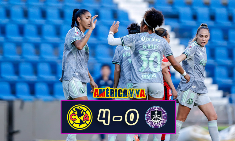 América Femenil 4-0 Mazatlán – Las águilas se mantienen invictas