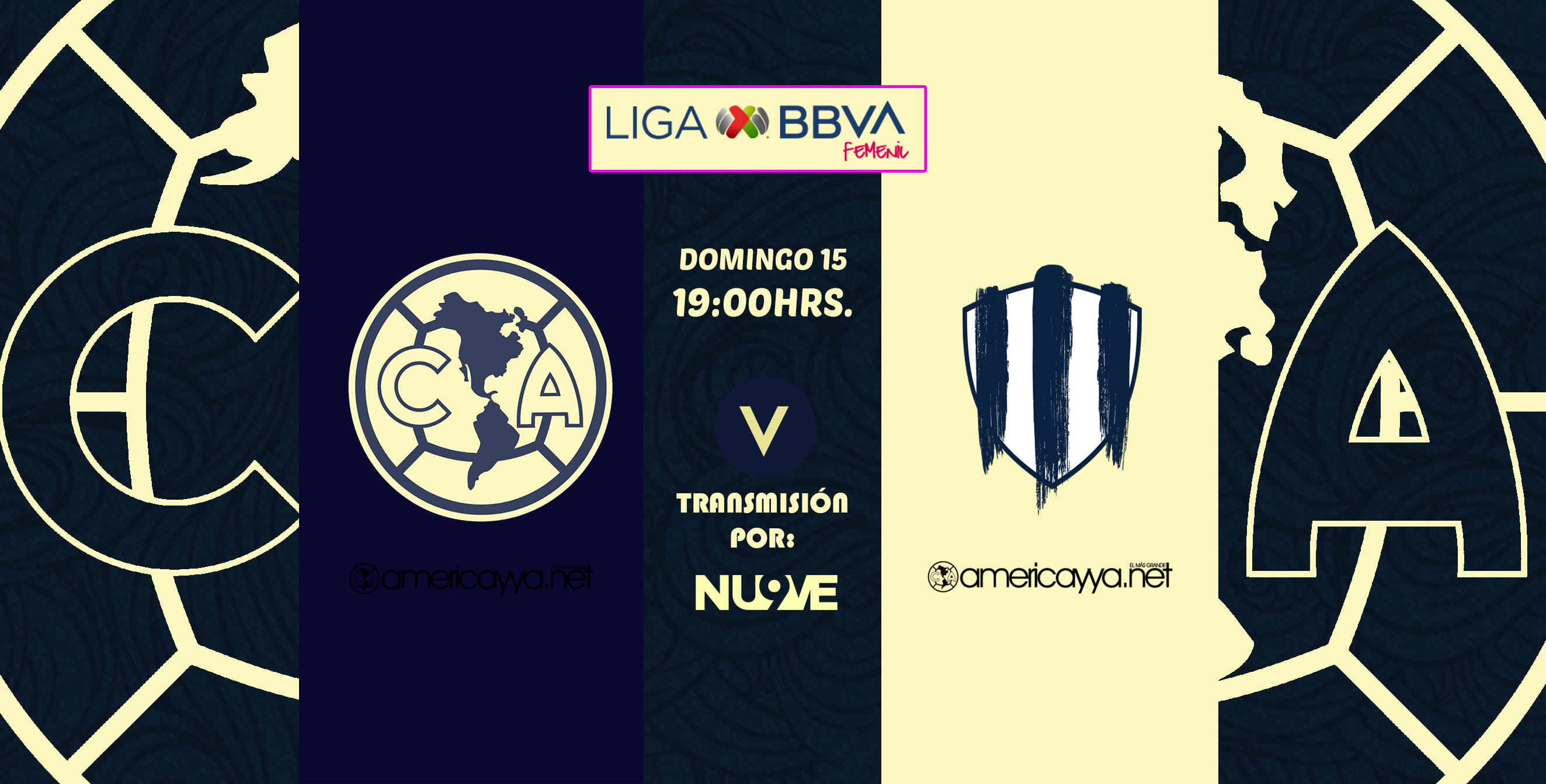 América Femenil vs Rayadas – Duelo por el liderato