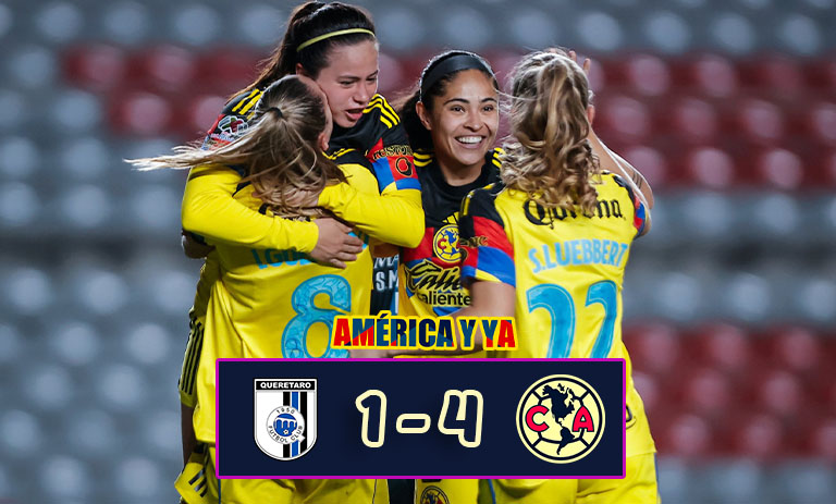 Querétaro 1-4 América Femenil – Sexta victoria consecutiva y liderato a la vista