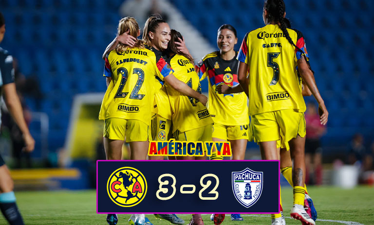 América Femenil cierra la fase regular con victoria sobre Pachuca