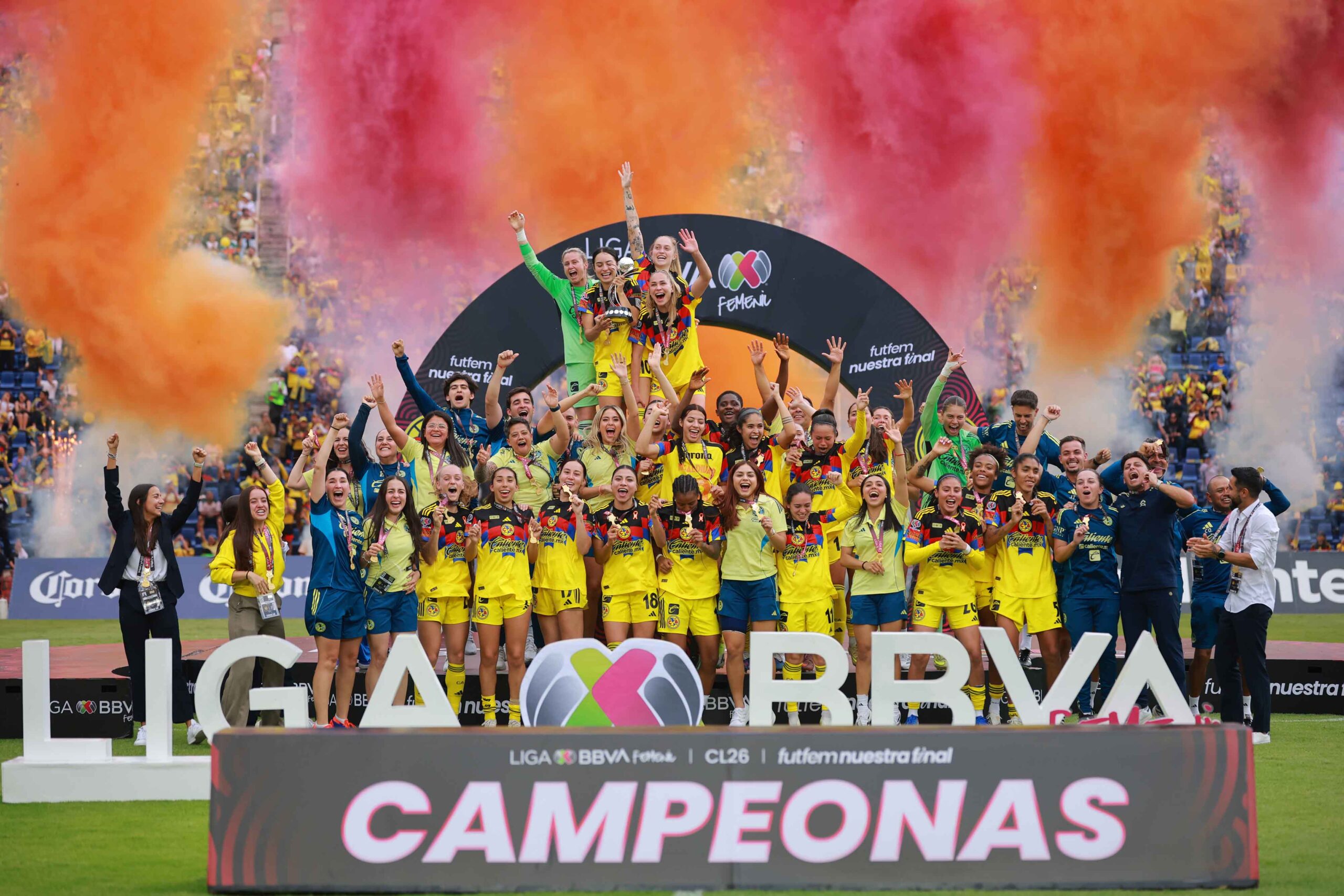 América Femenil conquista su tercer trofeo de la Liga MX Femenil
