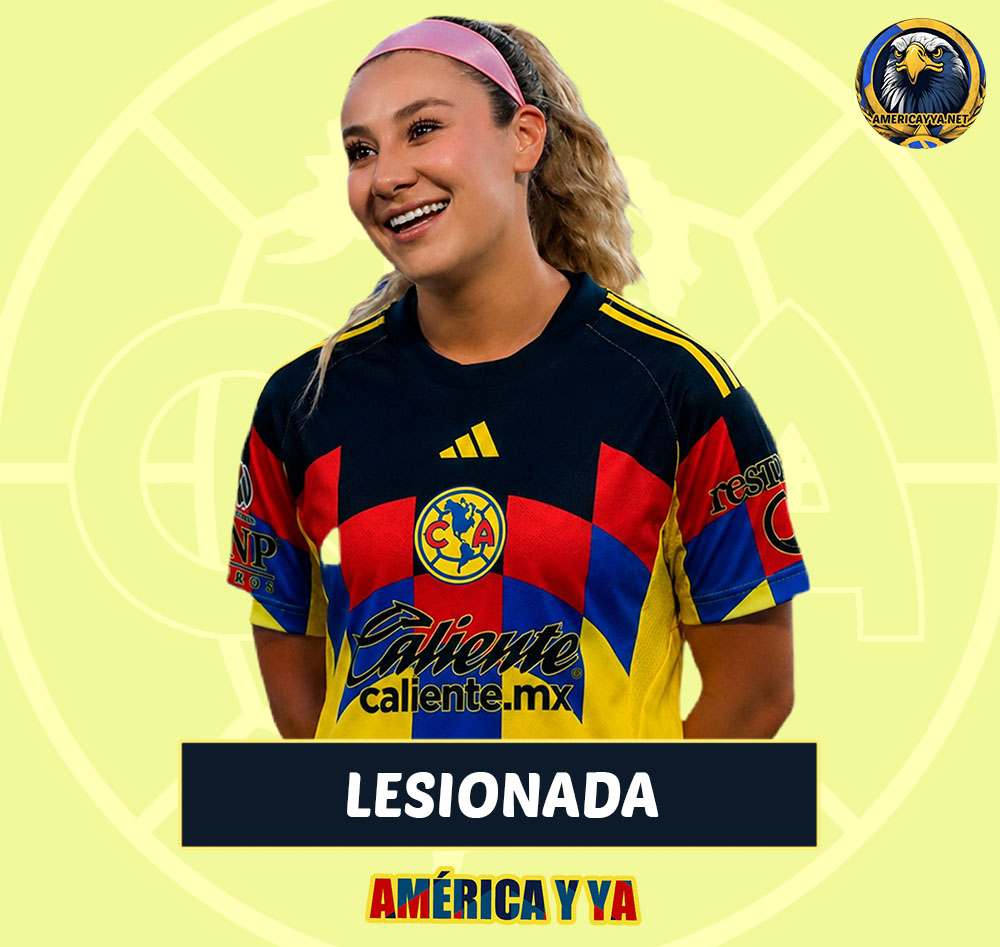 Apenas llegó al América y una lesión la deja fuera por todo el torneo