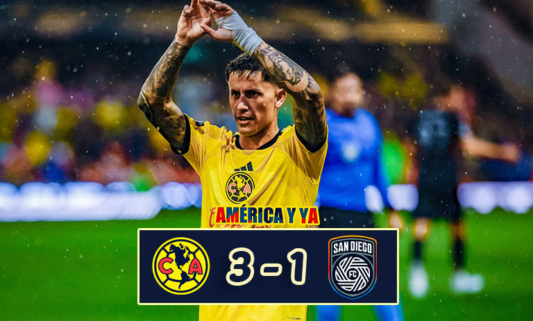 América 3-1 San Diego – Las águilas empiezan con victoria la Leagues Cup 2026