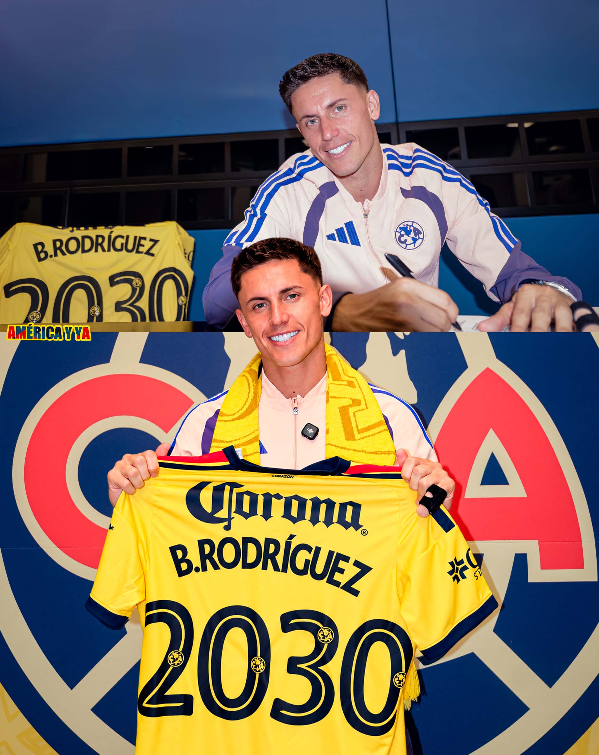Brian Rodríguez renovó contrato con el Club América